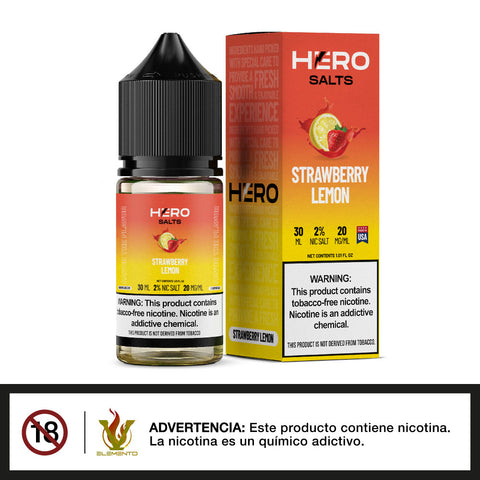 HERO Salt - Strawberry Lemon 30ml - Quinto Elemento Vap