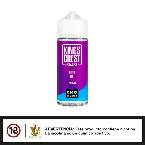 King's Crest Fruits - Grape Ice 120ml - Quinto Elemento Vap