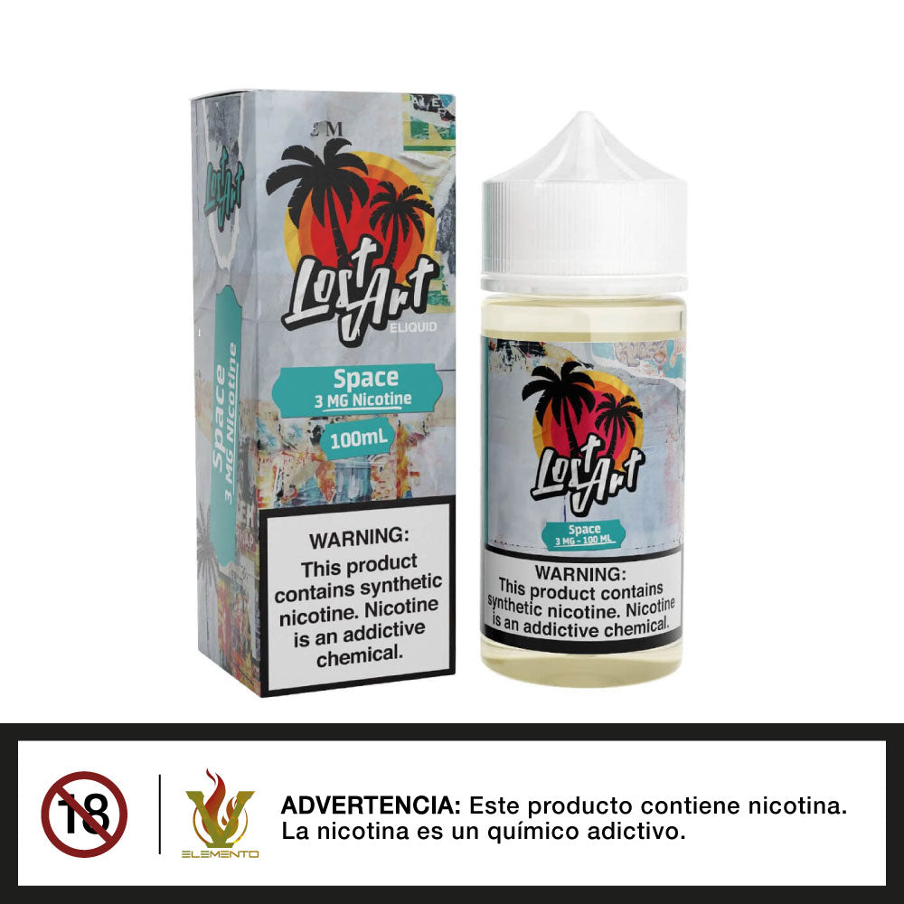 Lost Art - Space Synthetic Nicotine 100ml - Quinto Elemento Vap