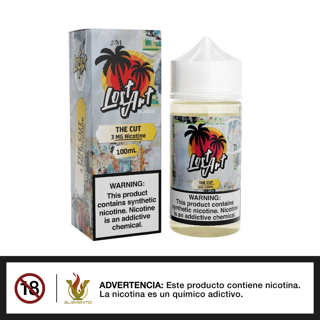 Lost Art - The Cut Synthetic Nicotine 100ml - Quinto Elemento Vap