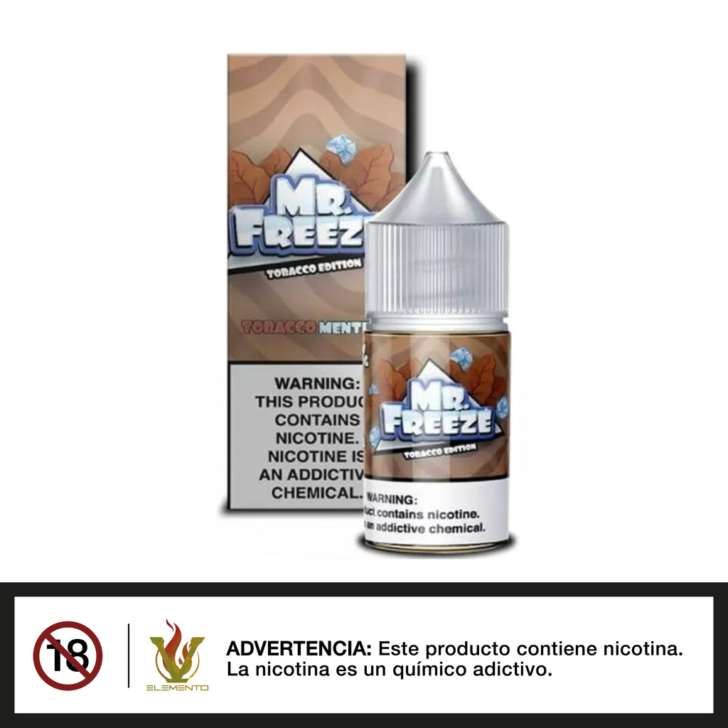 Mr.Freeze Salt - Tobacco Menthol 30ml - Quinto Elemento Vap