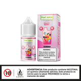 Pod Juice Salt PJ 5000 Series - Peach Berry Ice 30ml