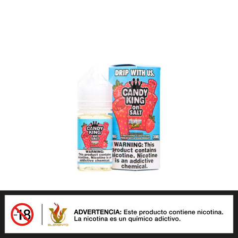 Candy King Salt - Strawberry Rolls 30ml