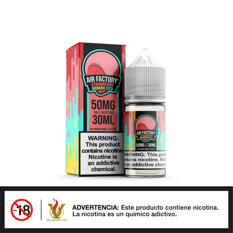 Air Factory Salt - Strawberry Banana Iced 30ml