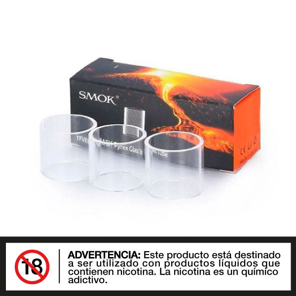 Smok TFV8 Replacement Glass 3 Unidades  - Vidrio de Repuesto - Tienda de Vapeo Quinto Elemento Vap