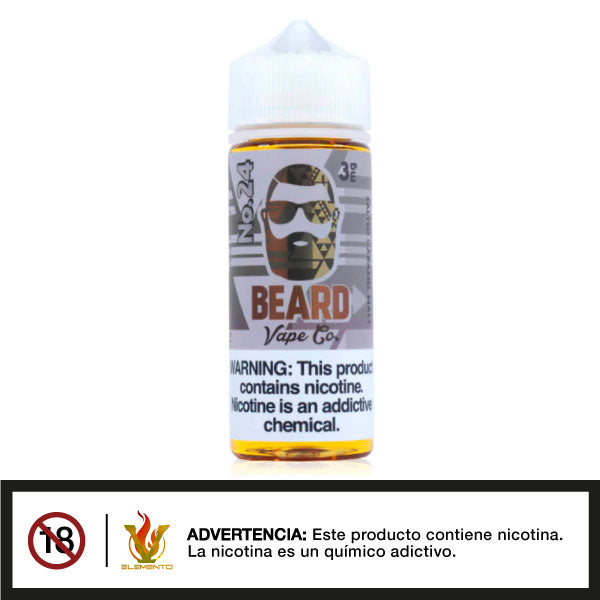Beard Vape - No. 24 120ml - Tienda de Vapeo Quinto Elemento Vap