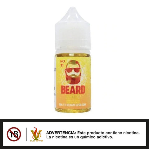 Beard Vape Salts No.71 30ml - Tienda de Vapeo Quinto Elemento Vap