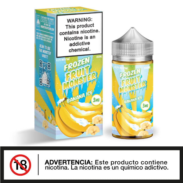 Frozen Fruit Monster - Banana 100ml - Tienda de Vapeo Quinto Elemento Vap