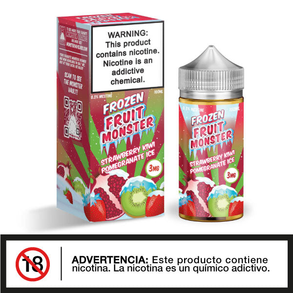 Frozen Fruit Monster - Strawberry Kiwi Pomegranate 100ml - Tienda de Vapeo Quinto Elemento Vap