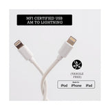 Pivoi MFI Certified USB to Lightning Cable 1M 3 Pack - Distribuidora Quinto Elemento