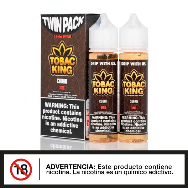 Tobac King Cuban 120ml - Tienda de Vapeo Quinto Elemento Vap
